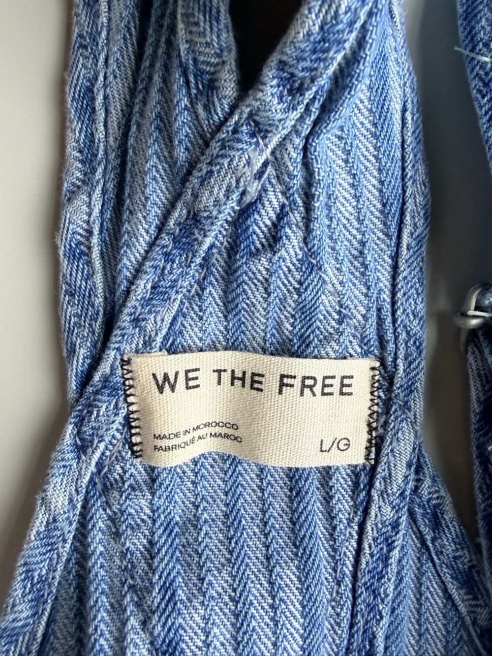 We The Free - Ziggy Stripe Denim Overalls - Picture 6 of 8